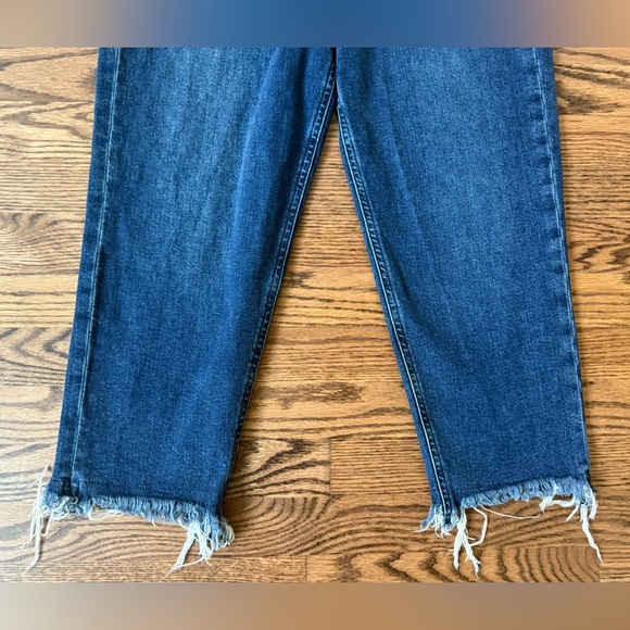 Boden Women’s High Rise Classic Slim Jeans Cropped Raw Hem W28 L28 - Picture 3 of 7